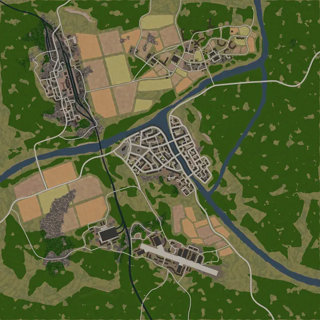 Minimap of Normandy Urban Area