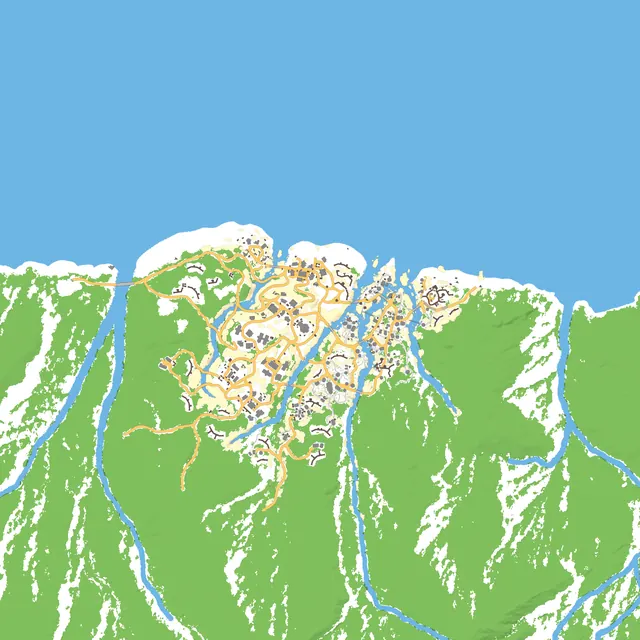 Minimap of Pacific Guadalcanal