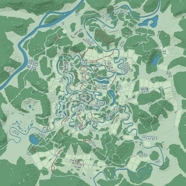 Minimap of Volokolamsk Countryside Winter